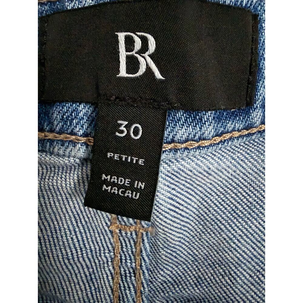 Banana Republic Women’s Baggy Cropped Jeans Button Fly Petite 30 - Picture 4 of 6